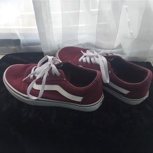 Cherry Vans size 7 womens